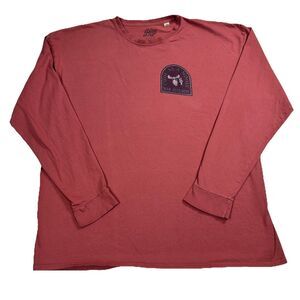 Blue 84 Bar Harbor Maine Long Sleeve Tee Shirt 2XL Crew Neck “Cool As A Moose”